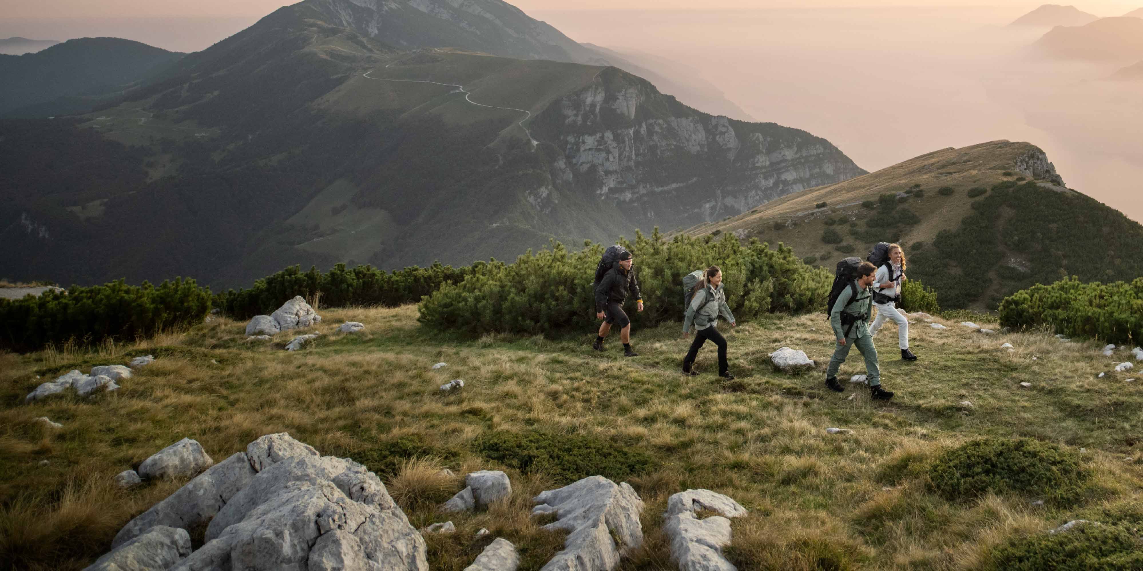 group hiking in mountains 2 1